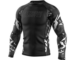 Extreme Hobby Black Panther 2025 Serie - Rashguard - Lange Mouw - Compressie - Snel Droog
