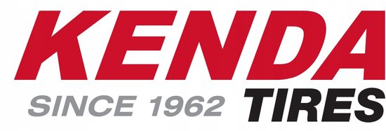 Rood Kenda logo met de tekst 'SINCE 1962 TIRES'.