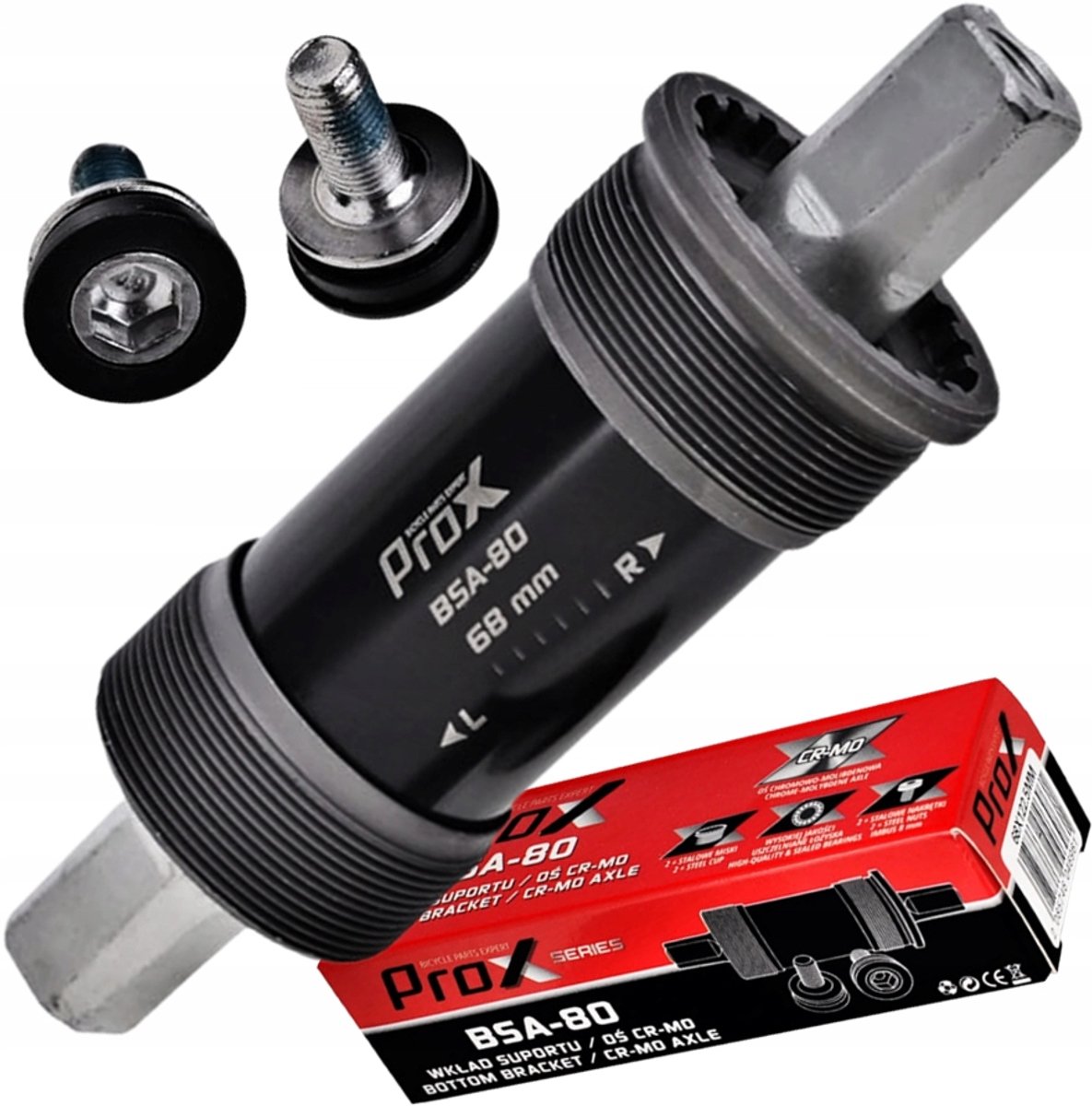 ProX Serie - BSA Vierkante Bottom Bracket Inzet - 68/118MM - Staal