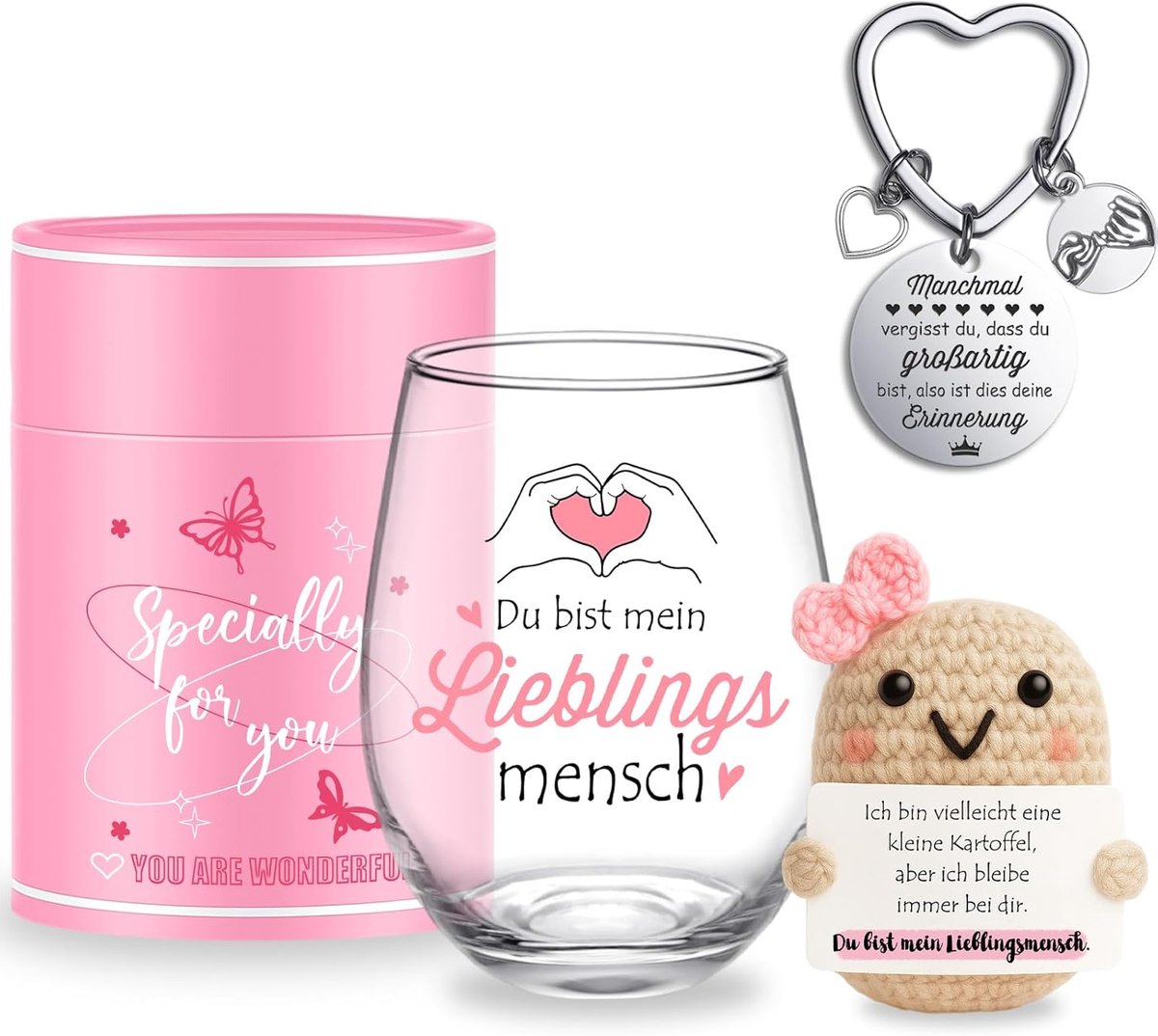 Wijnglas - Cadeauglas - Feestelijke gelegenheid - Speciaal ontwerp - 450 ml