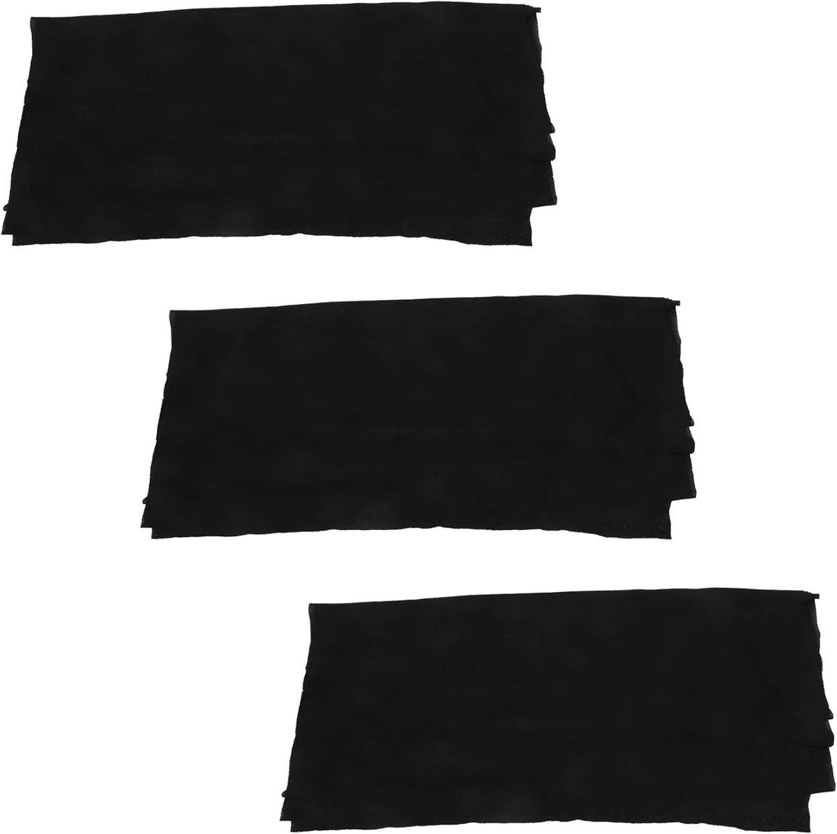 Speaker Grill Doek - Luidspreker Stof - Audio Projecten - 3 Stuks Set - 1.7 x 0.5 Meter - Zwart