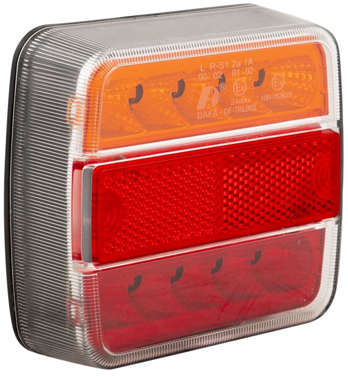 Achterlicht 10 x 10 cm LED kleur - TRAILERGEAR