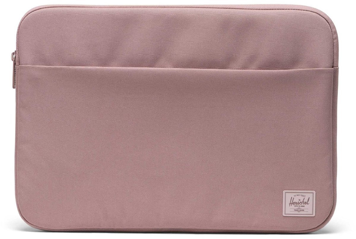 Herschel laptop hoes met laptopvak Denman 15-16 Inch Sleeve Tech Ash Rose Tonal oud roze