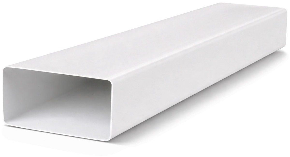 Vlakkanaal 110x54mm luchtkanaal 100 cm