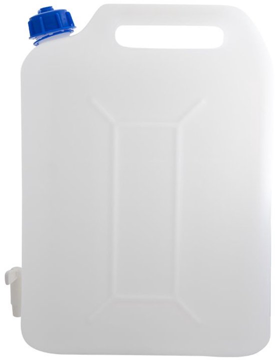 All Ride Water Tank 10L - Met Kraantje - Water of Limonade - Wit van All Ride — afbeelding 3