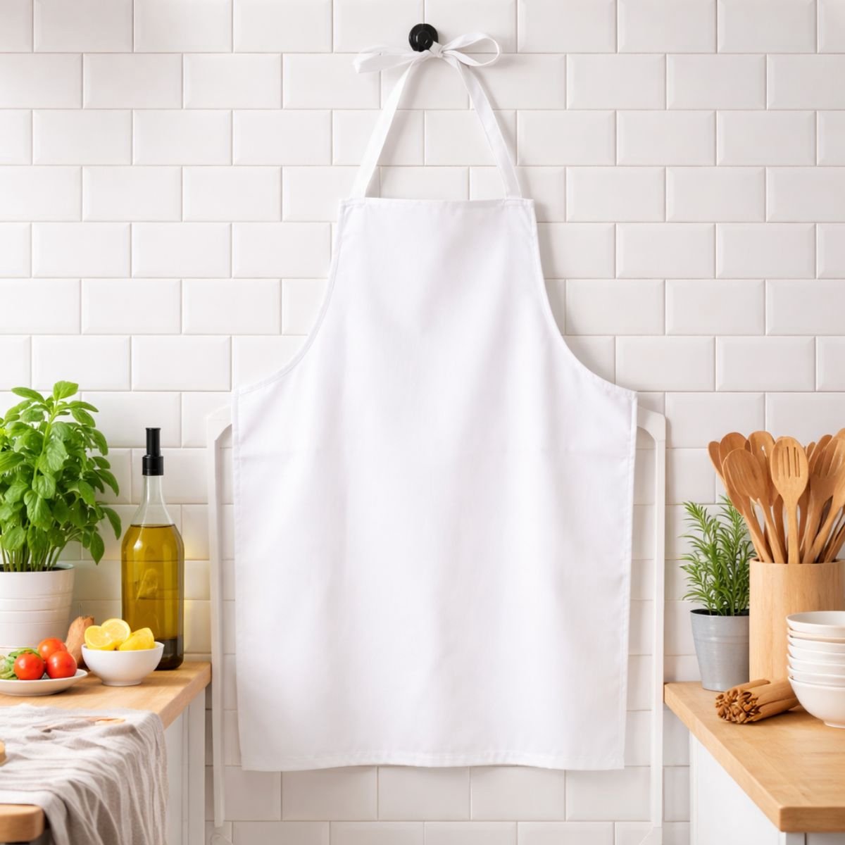 Apron white