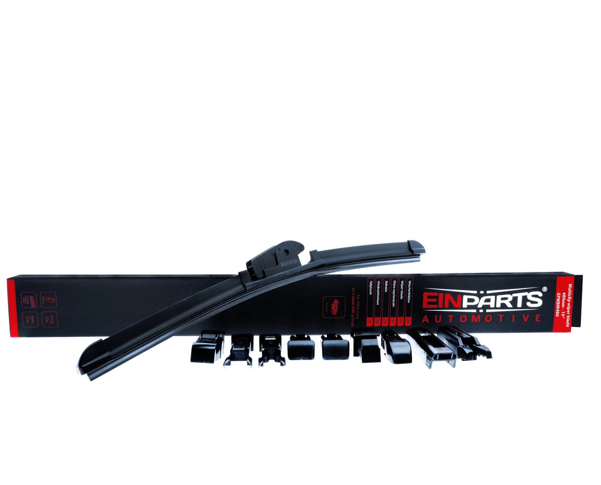 Einparts Multiclip Ruitenwissers 12V Voor Audi Vw Bmw Mercedes Seat Set