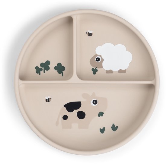 Done By Deer Tiny Farm Stick&Stay Vakjes Bord - Sand van Done by Deer — afbeelding 4