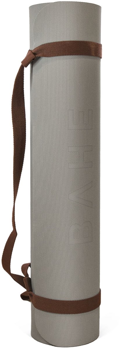 BAHE - Reversible mat - Yogamat met 2 zijdes - 183x61x0.6cm - Pebble Grey - Yoga mat - Yin yoga - Hatha Yoga van Bahe — afbeelding 2