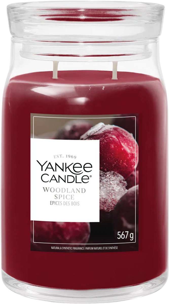 Yankee Candle - Woodland Spice Large Jar - tot 80 branduren