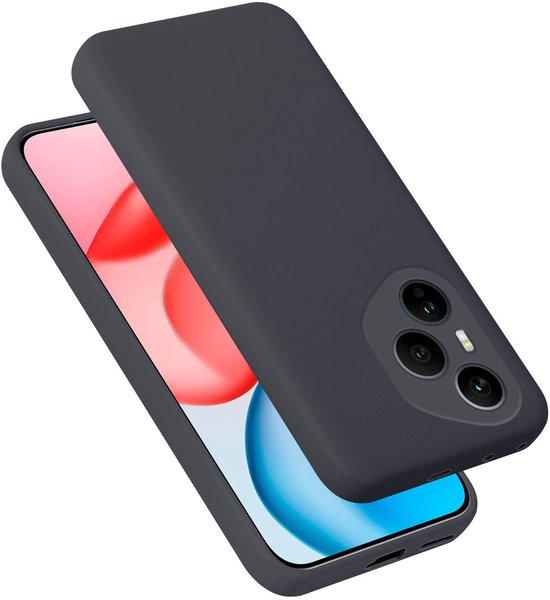 Cadorabo Hoesje geschikt voor Honor 400 Pro Case in Liquid Zwart Beschermhoes gemaakt van flexibel TPU silicone etui cover mobiele telefoonhoesje