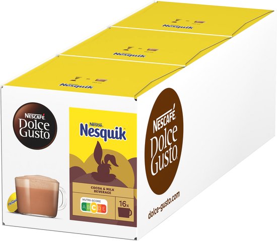 Nescafé Dolce Gusto capsules Nesquik- 48 cups voor 48 koppen chocolademelk