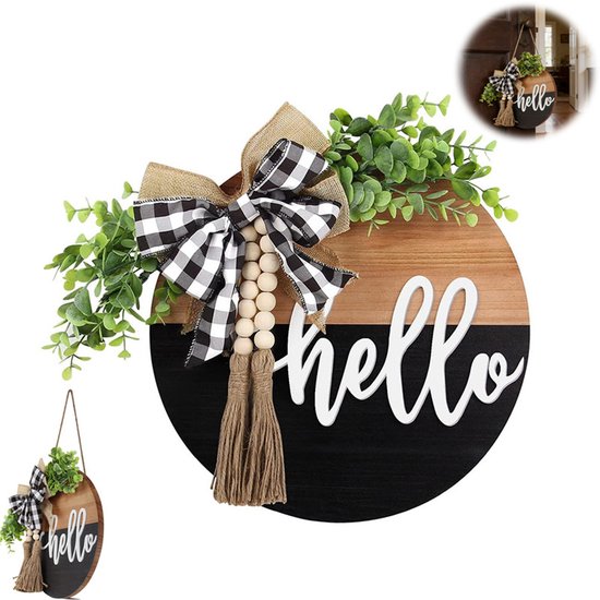 Achat Landelijk De Kerstkrans | ø 35 Cm | Krans Landelijk Rond Kerstdecoratie Deurkrans Krans Voor De Kerst Kerstversiering Kransen Rood 2811339