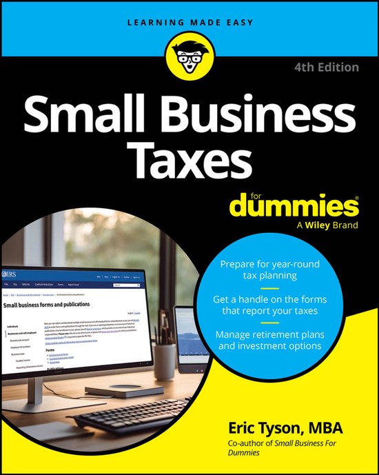 Small Business Taxes For Dummies - cover