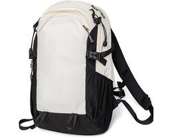 Wandelrugzak voor Dames en Heren - Unisex - Wandel Rugzak Klein - Trekrugzak - Dagrugzak - Reistassen - Polyester - 20L - Zwart en Wit - van Imperatoris