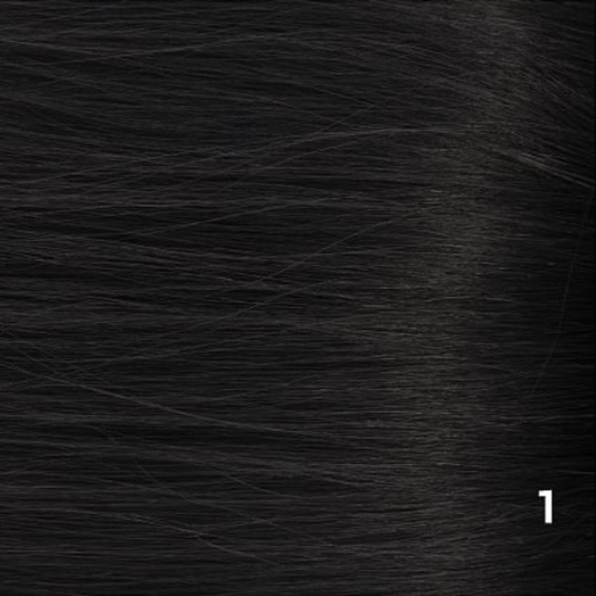 LUXHAIR LABEL BY LOTT. Premium Weft Hair Extensions – 16” / 40 cm – 110g – Jet Black (#1) | 100 % Real Remy Human Hair Extensions Voor Volume & Lengte