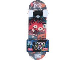 Eddy Toys Skateboard 43 CM - Skateboard voor Kinderen met Houten Board - Skateboard met PP Trucks en Wielen 50 x 30 MM - Skateboard voor Recreatief Skaten - 1 Willekeurige Variant