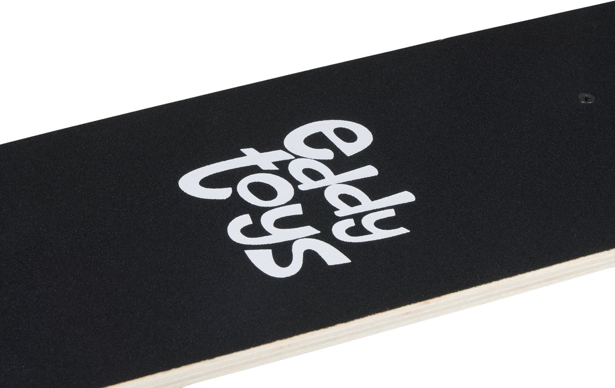 Skateboard 78 7×20 3cm WD 6as Zwart