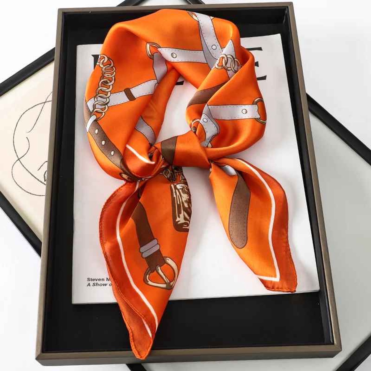 Zomer sjaal - Koningsdag - Headscarf - WK accessoire - Bandana - Glans