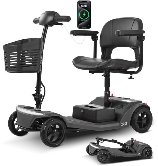Sweetrich S2 inklapbare scootmobiel
