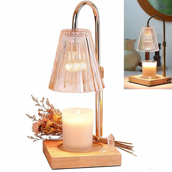 Lampe chauffe-bougie, lampe chauffe-bougie avec minuterie et variateur, lampe chauffe-bougie électrique, chauffe-bougie Vintage pour la maison, la chambre, les locaux commerciaux, la Décoration