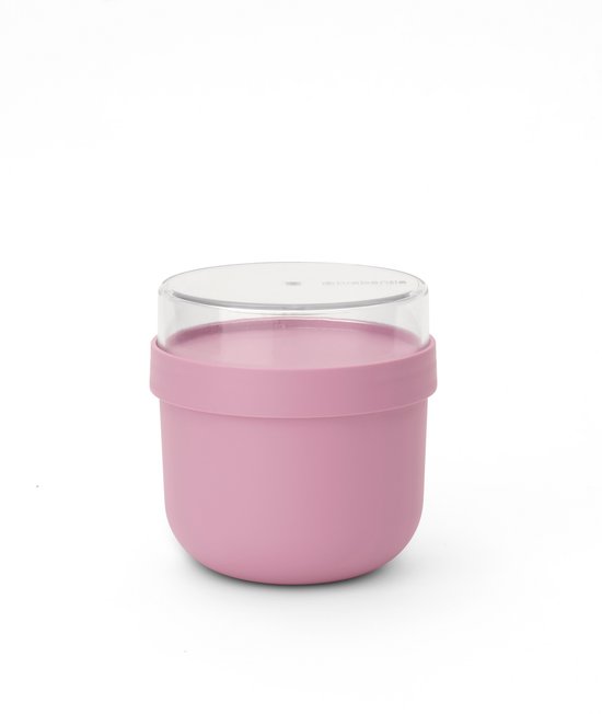 Tasse violette avec un couvercle en verre, 500 ml.
