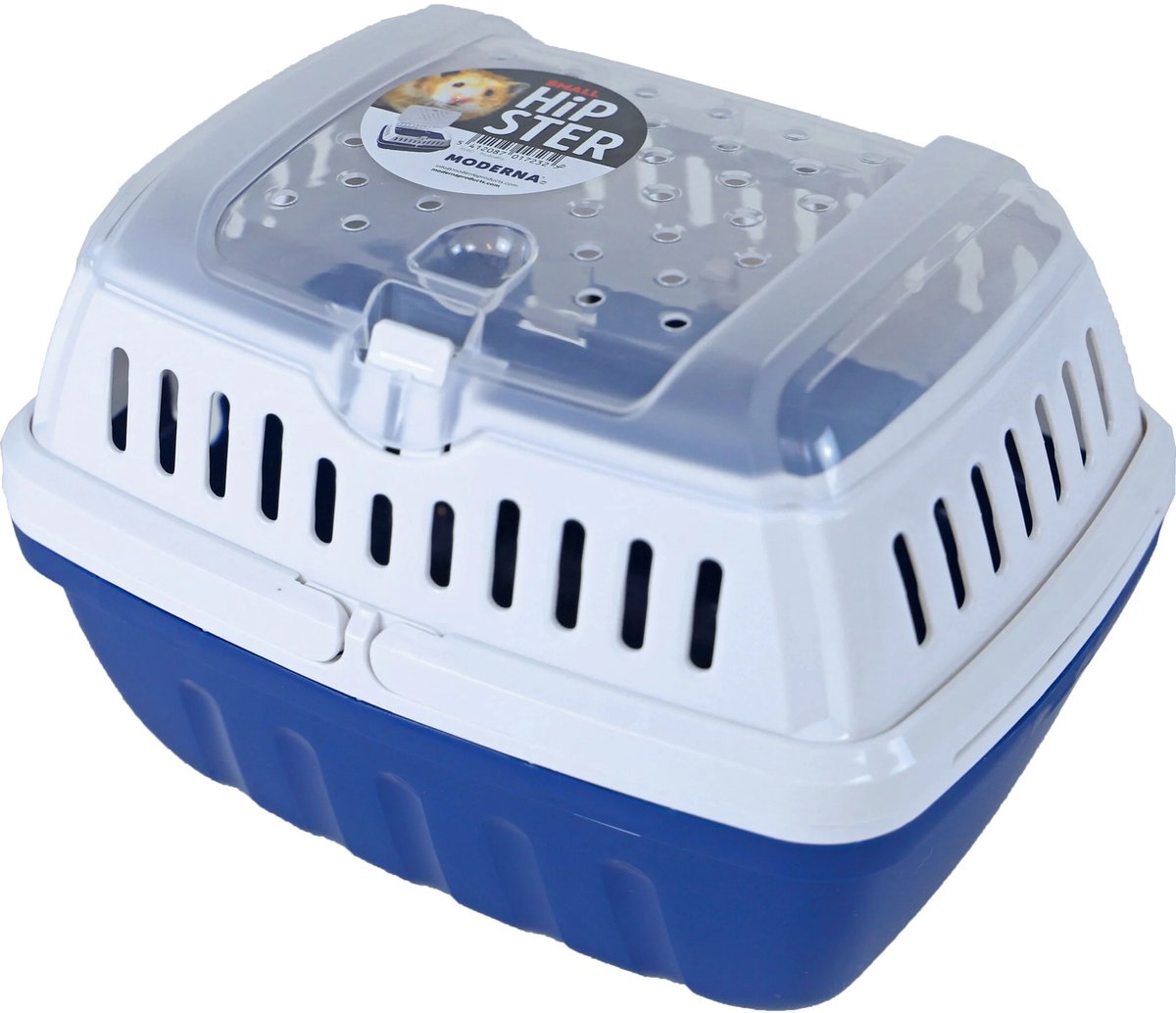 Moderna Moderna reismand Hipster- hamster - muis - klein knaagdier - plastic - klein - small - blauw