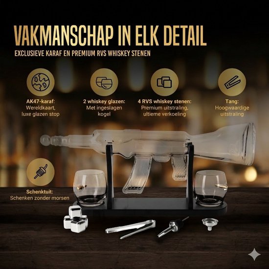 Whisky Karaf 850 Ml Geëtste Whisky Globe Karaf - Set Van Sterke Drank Bourbon Wodka Met 2 Glazen Gift Sets Voor Mannen Home Bar Accessoires Voor Alcoholische Dranken