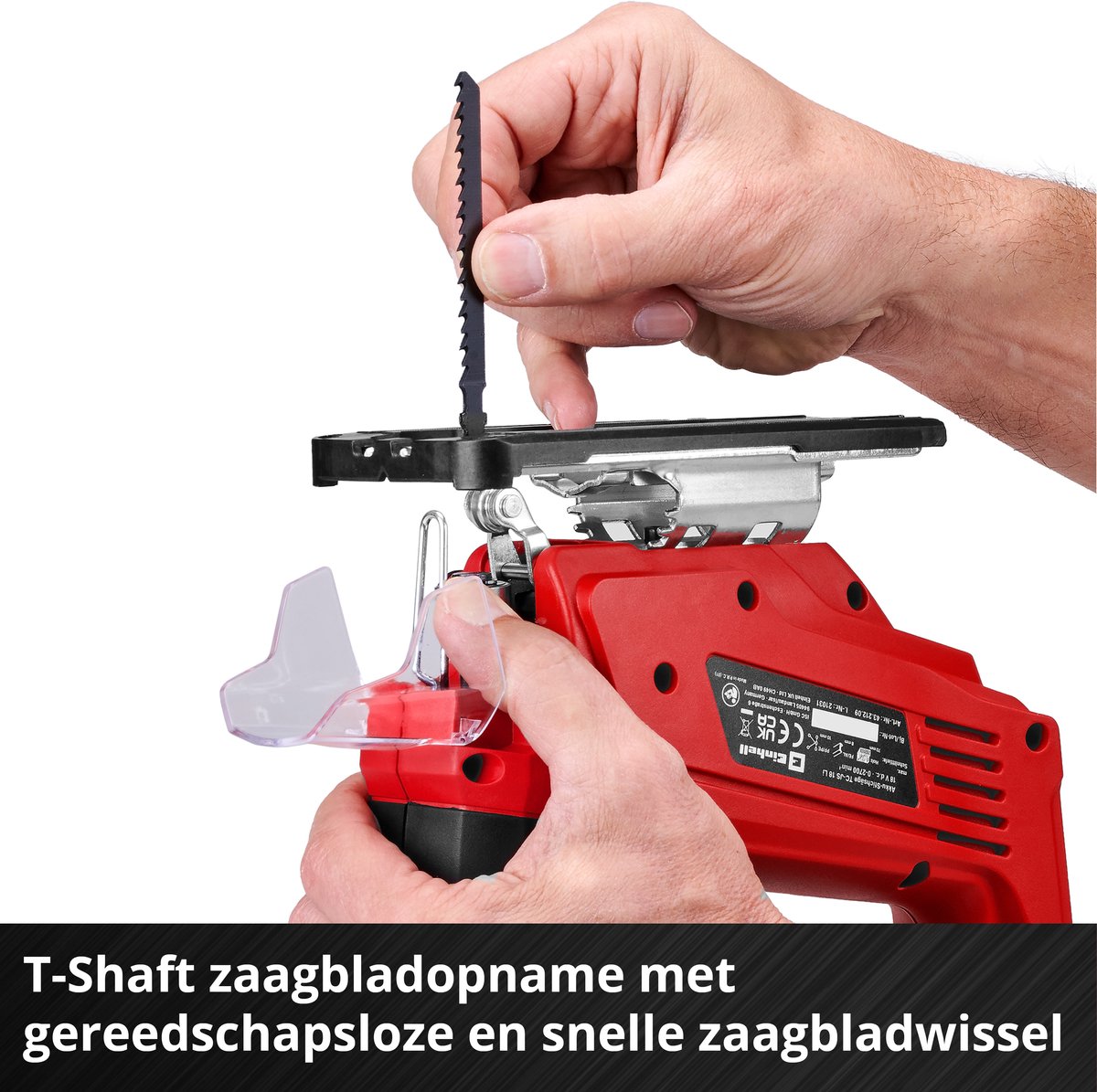 Einhell TC-JS 18 Li Solo: draadloze decoupeerzaag 18V thumbnail 4