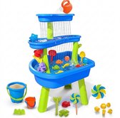Table à eau et table à sable en un - Jouets de plein air 36 pièces - speelgoed Water pour enfants - Table à eau 3 couches