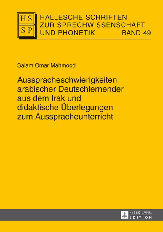 Hallesche Schriften zur Sprechwissenschaft und Phonetik 49 - ... - cover