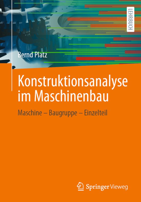 Konstruktionsanalyse im Maschinenbau - cover