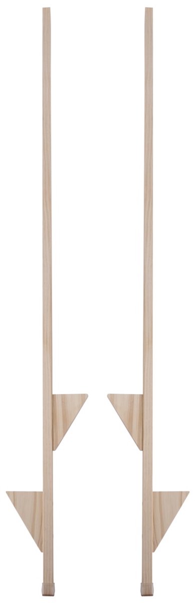 Houten stelten170 cm beukenhout - blank. Maximum gewicht 60 kg