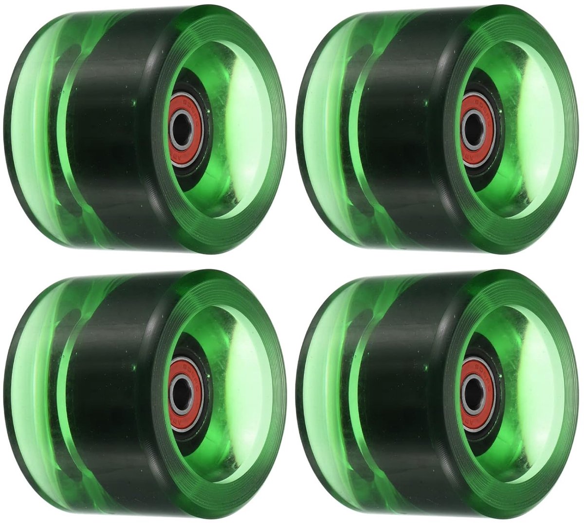 Longboard Wielen Cruiser Wielen Outdoor Sporten Zachte PU Constructie 70 mm 78A Helder