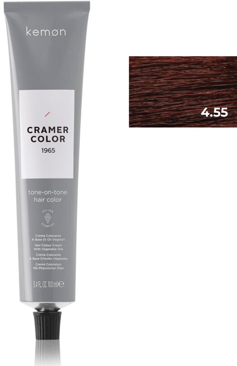 Kemon Cramer Tot 4.55 Deep Red Brown 100Ml V2