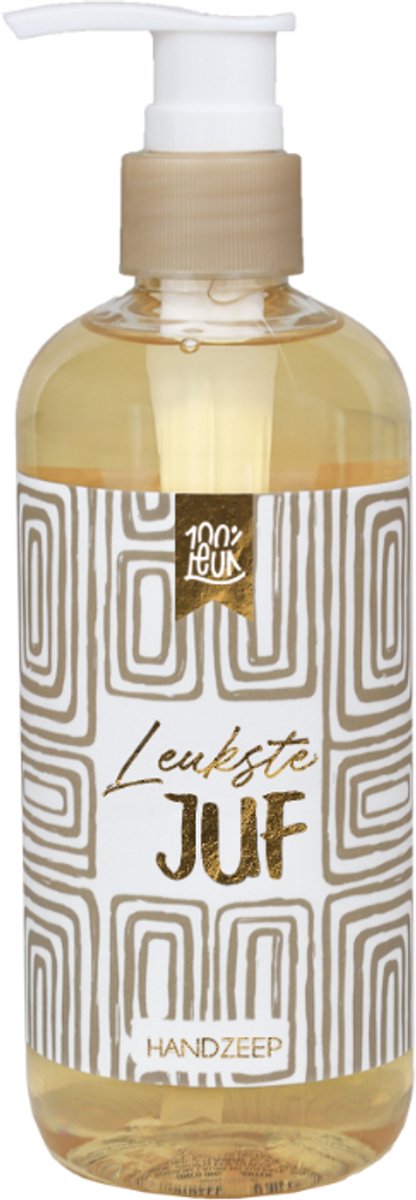 100%LEUK - Handzeep 300ml - Leukste juf