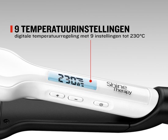 Remington S8550 Shine Therapy Brede platen voor dik en lang haar - Stijltang