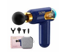 SoNis Massage Gun Mini - Professioneel Massage Apparaat - Massageapparaat Massage gun - Massage Pistool - Blauw