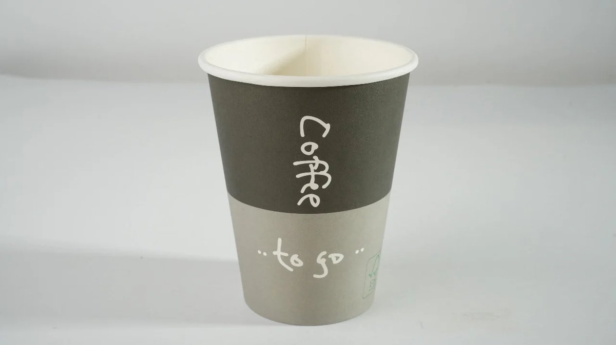 1000x Coffee to go Koffiebeker karton 350ml 12oz Koffiebekers - Theebekers - Drinkbekers - Wegwerp Papieren Bekers | Reizen - Picknicks - Kamperen Hoogwaardige Lekvrije Kartonnen Bekers