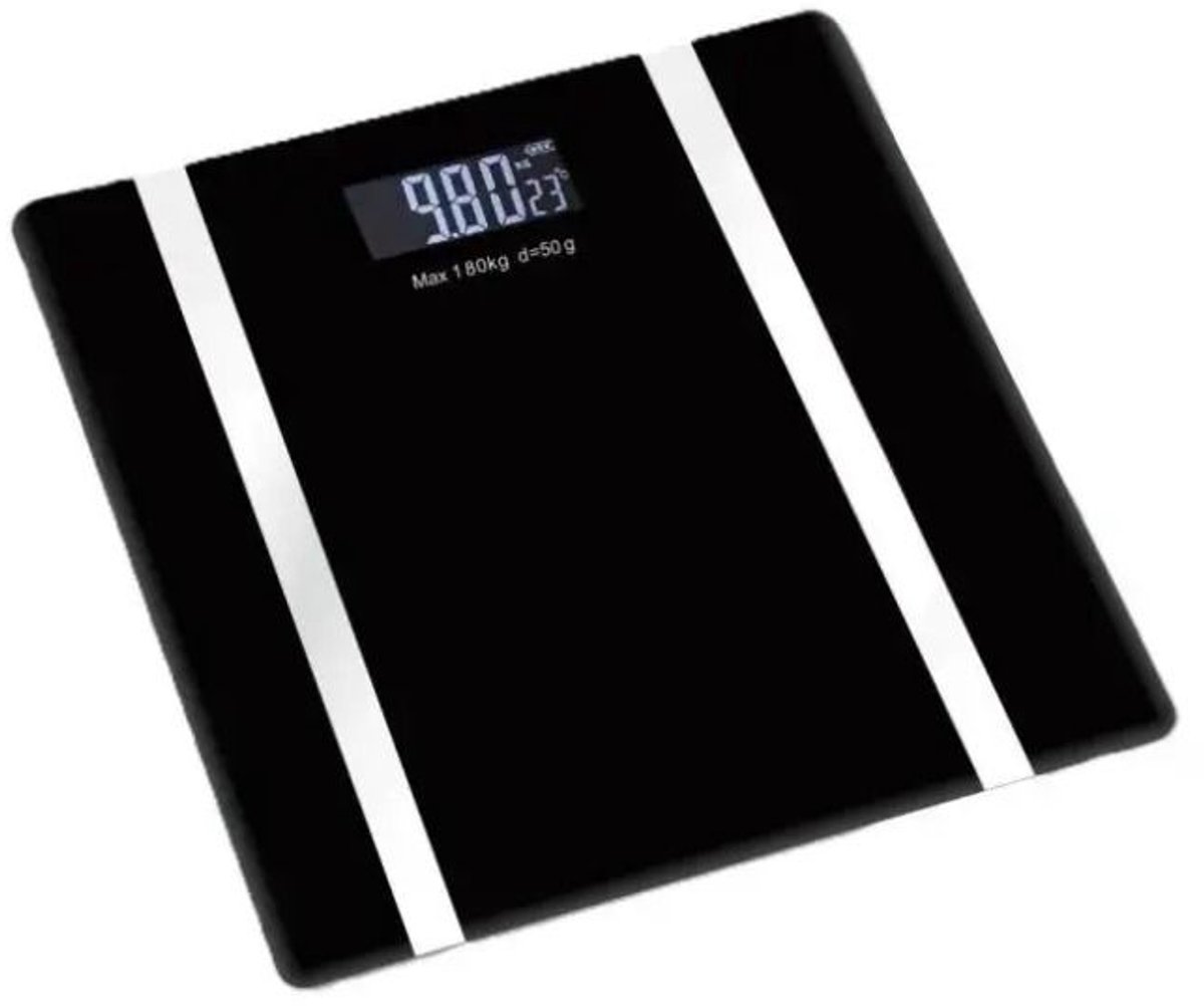 Rosberg - Bluetooth Weegschaal - Digitale Personenweegschaal - Slimme BMI Lichaamsanalyse tot 180 kg - Nauwkeurige Meting