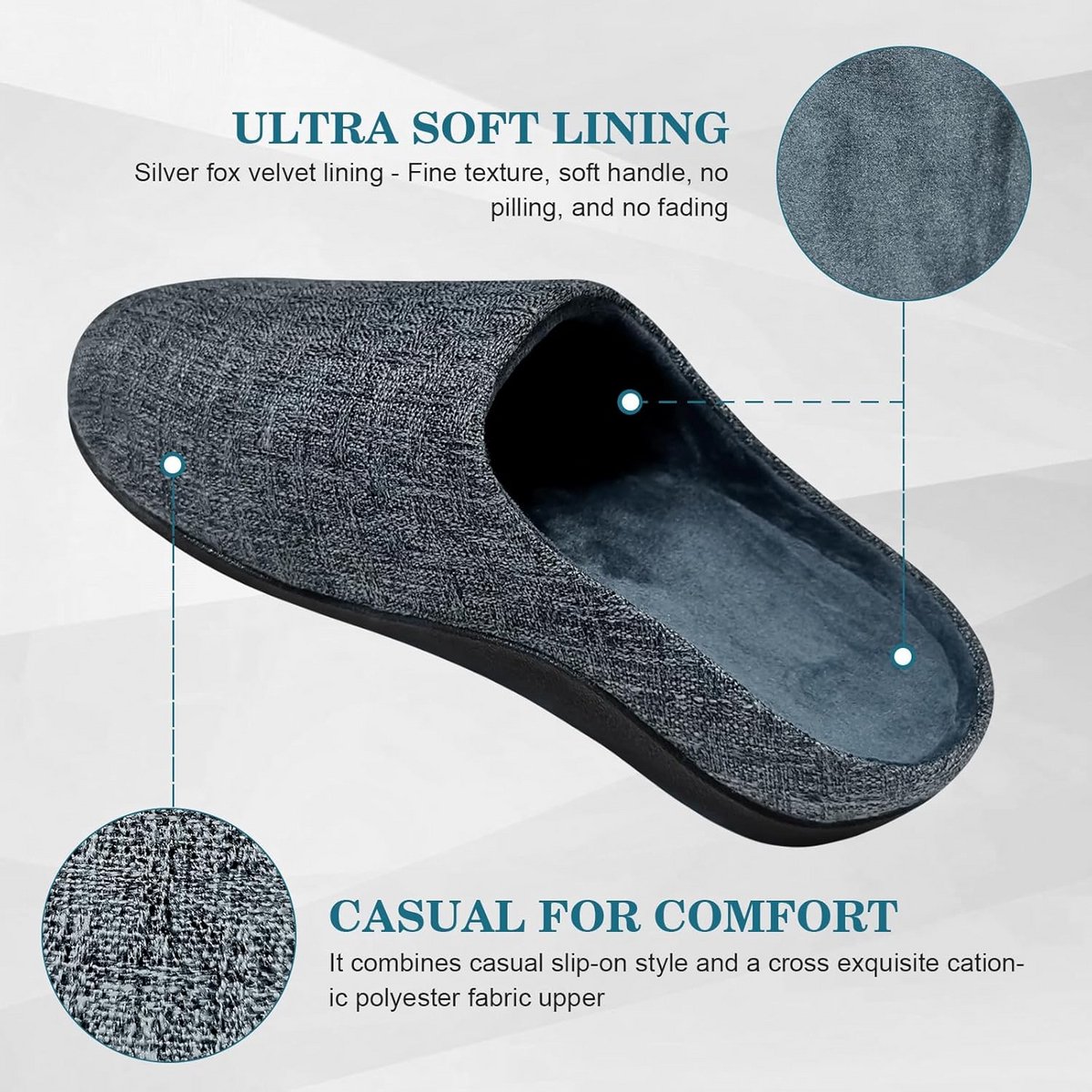 Comfortabele Klompen Pantoffels met Voetboogondersteuning voor Binnen - Antislip