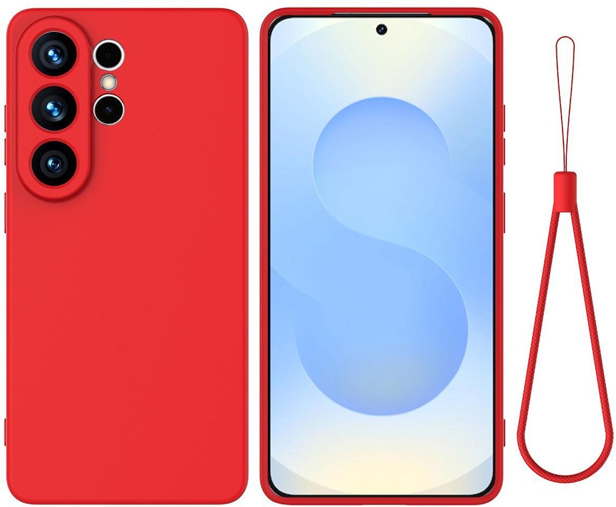 Mobigear Hoesje geschikt voor Samsung Galaxy S26 Ultra Siliconen Telefoonhoesje | Mobigear Rubber Touch Backcover | Galaxy S26 Ultra Case | Back Cover - Rood