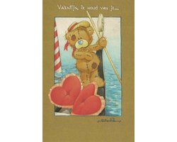 Kaart Valentijn Me To You - wenskaart - liefde - valentijn - Me to You - hou van jou - love you - beertje - vintage