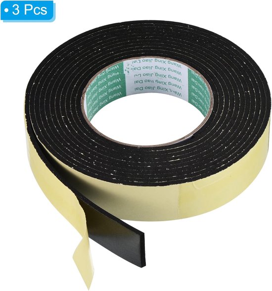 Joint Coupe-froid – 3 Rouleaux De 4 Mètres, Largeur 30 Mm, épaisseur 3 Mm – Pour Porte Et Fenêtre
