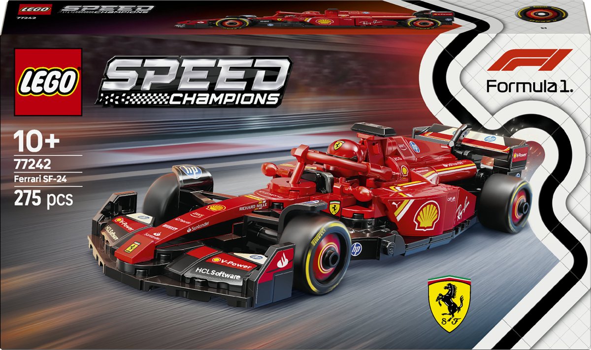 LEGO Speed Champions Ferrari SF-24 F1 Racewagen Set - 77242 — afbeelding 20