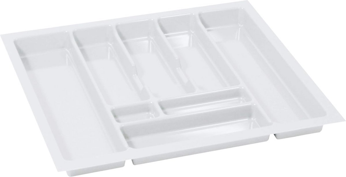 Bestekbak Ladeorganizer - Groot Design voor 70 cm Lades - Wit Keukenladesysteem