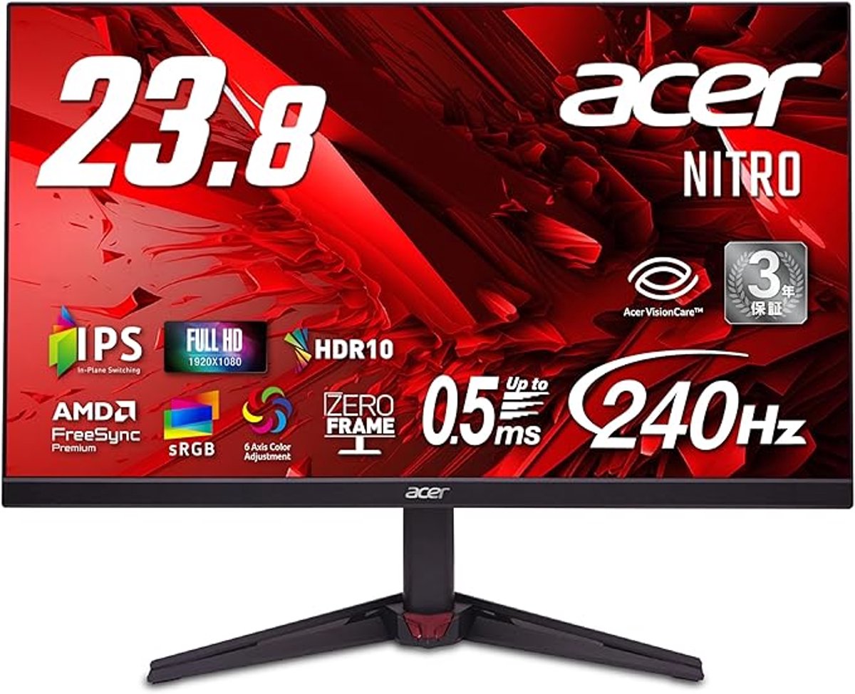 Acer Nitro VG0 23,8" Full-HD Gaming Monitor - Acer - €139,27