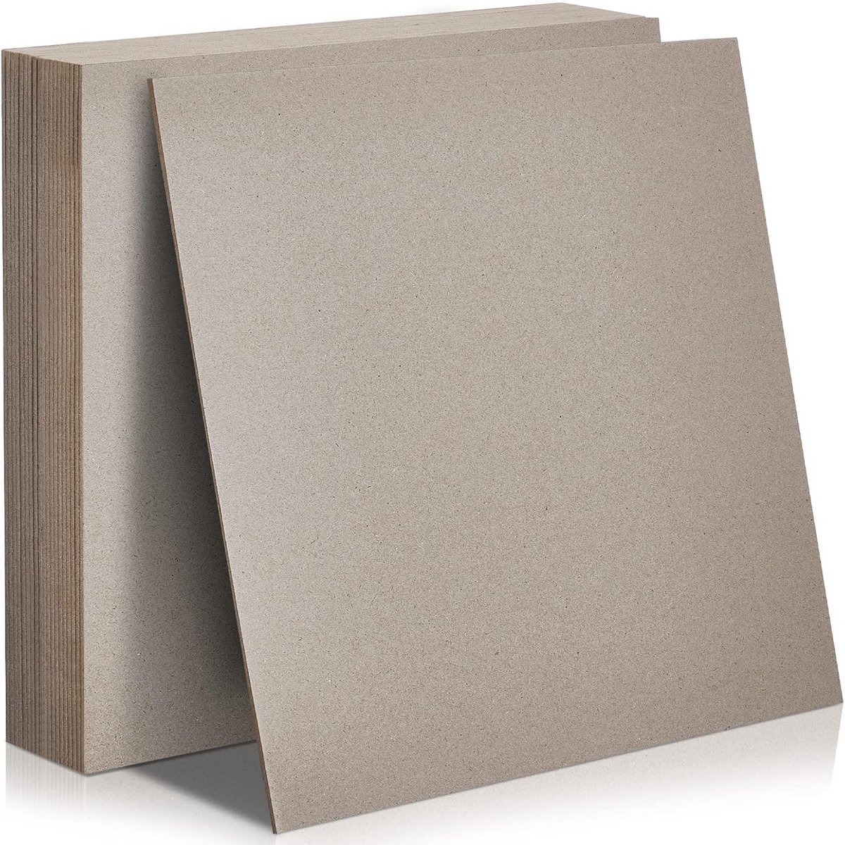 20 Stuks Zware Spaanplaat Borden voor Boekbinding en Hobbyprojecten (30.5 x 30.5 cm)