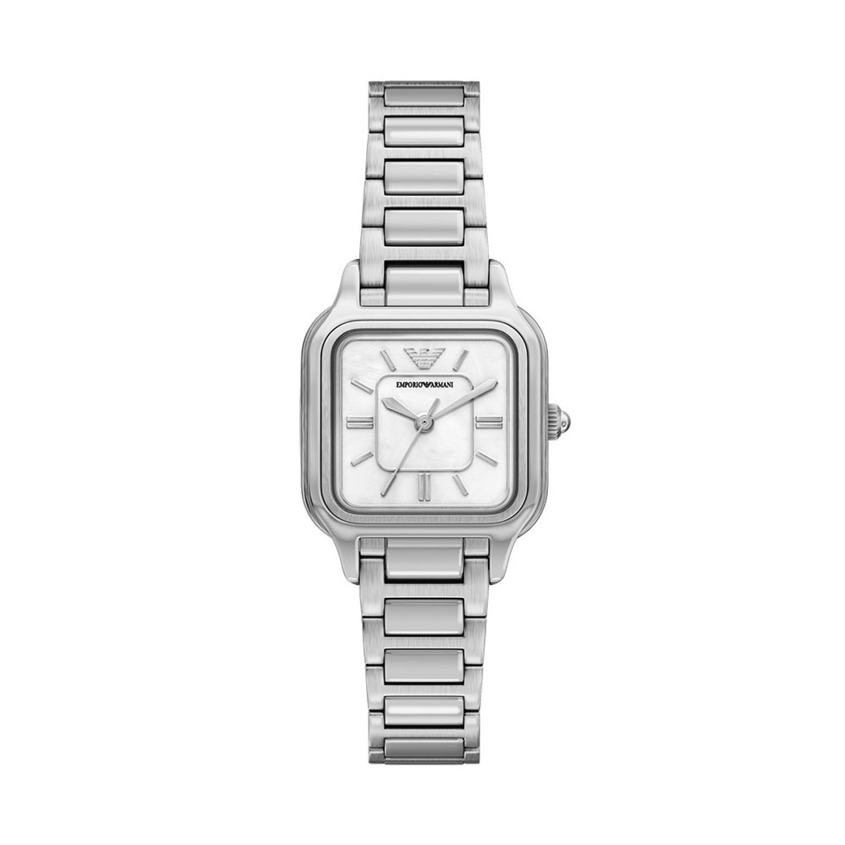 Emporio Armani AR11742 Vrouwen Horloge 35 mm - Zilverkleurig