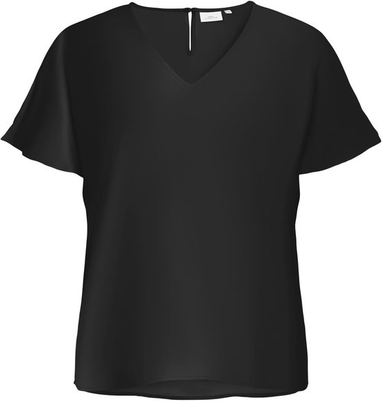 ONLY CARMAKOMA - CARMETTA LIFE V-NECK SS TOP WVN NOOS T-shirt Dames